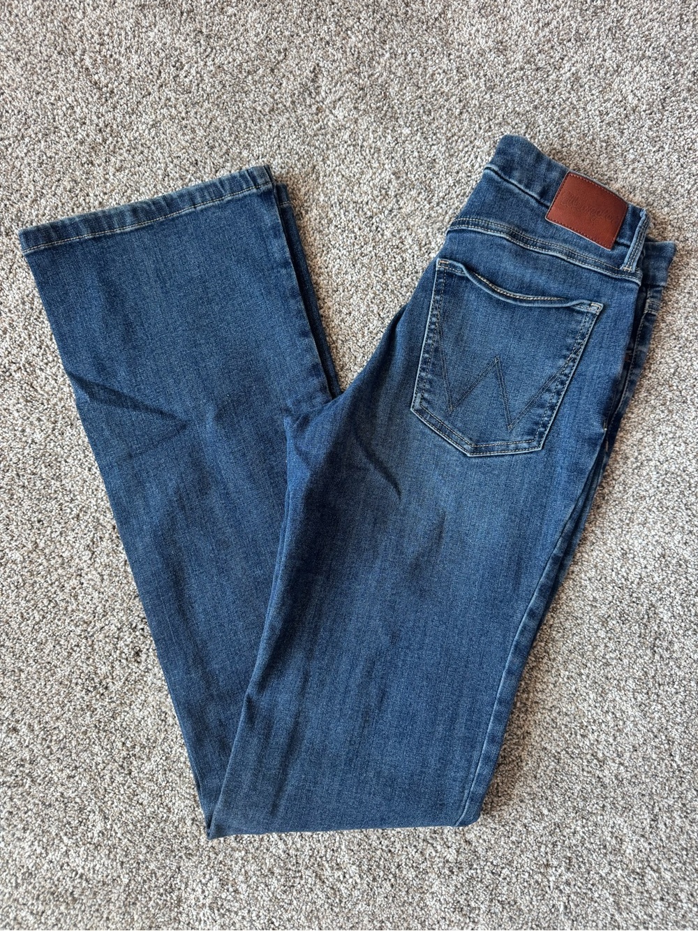 Wrangler Bespoke Boot Dark Blue Denim Jeans